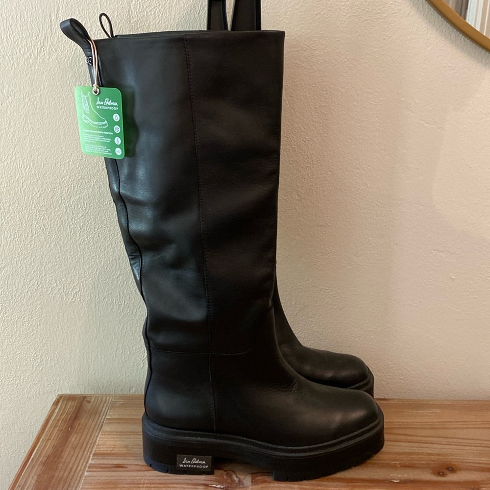 NWT Sam Edelman Larina Black Waterproof Boots Size 9.5 Medium